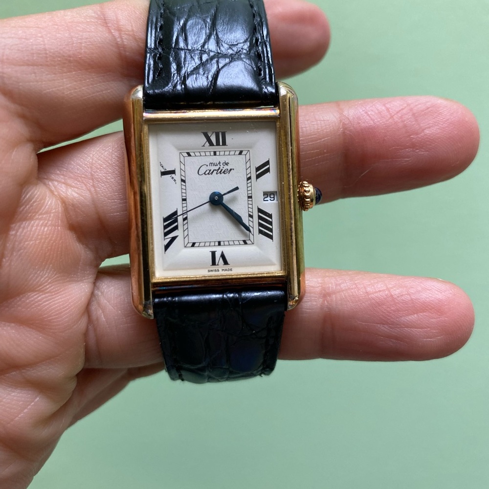 MUST De CARTIER Tank Style Watch, SWISS Luxury
